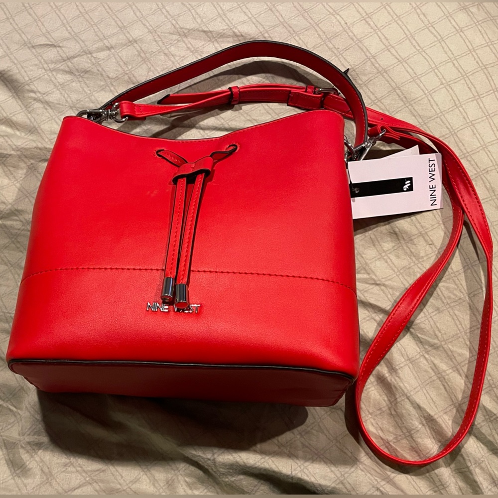 Brand new red Nine West purse